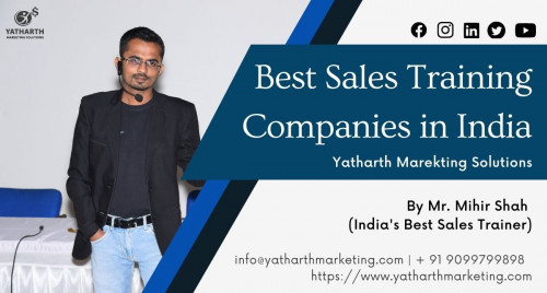 Best Sales Training Companies in India Yatharth Marketing Solutions