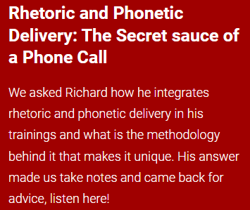 FIRST CONTACT STORIES OF THE CALL CENTER NOBELBIZ PODCAST RICHARD BLANK IDEA